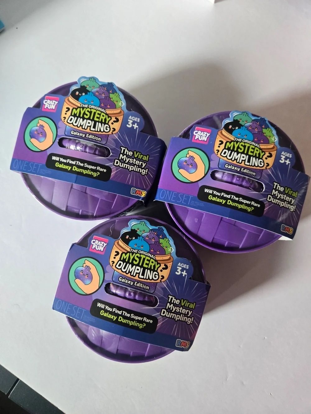 Mystery Dumpling Galaxy Edition Purple Surprise Set of 3